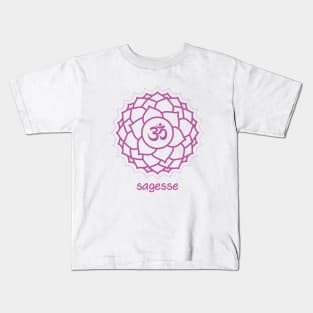 Chakra Couronne - Sagesse Kids T-Shirt